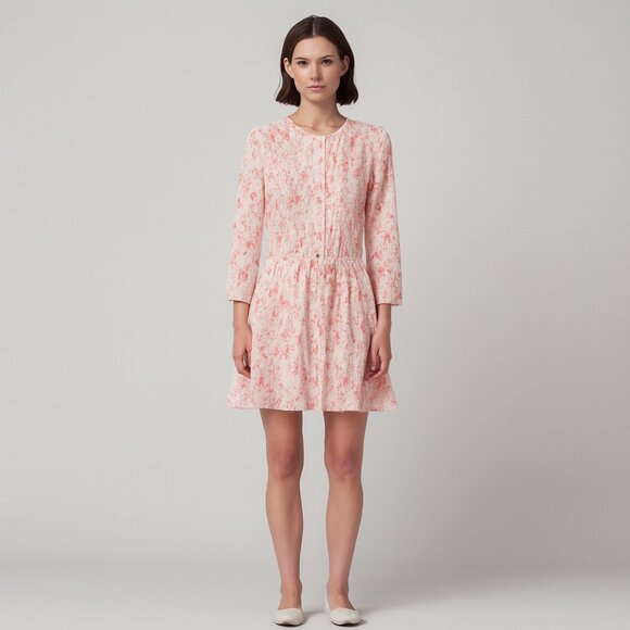 ERIN by Erin Fetherston Dresses & Skirts - Erin Featherston Peach Floral Dress - Sz 0 Fully Lined - o